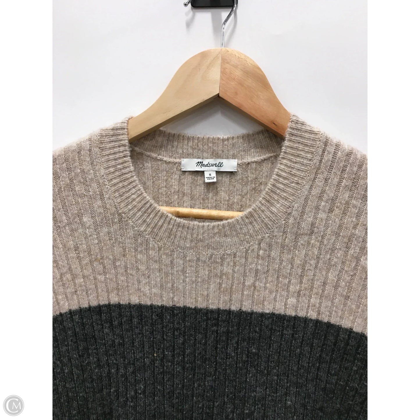 Dress Sweater By Madewell In Striped Pattern, Size: S