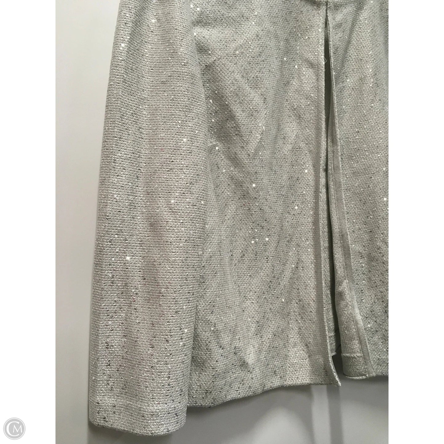 Blazer Designer By St. John In Grey, Size: L