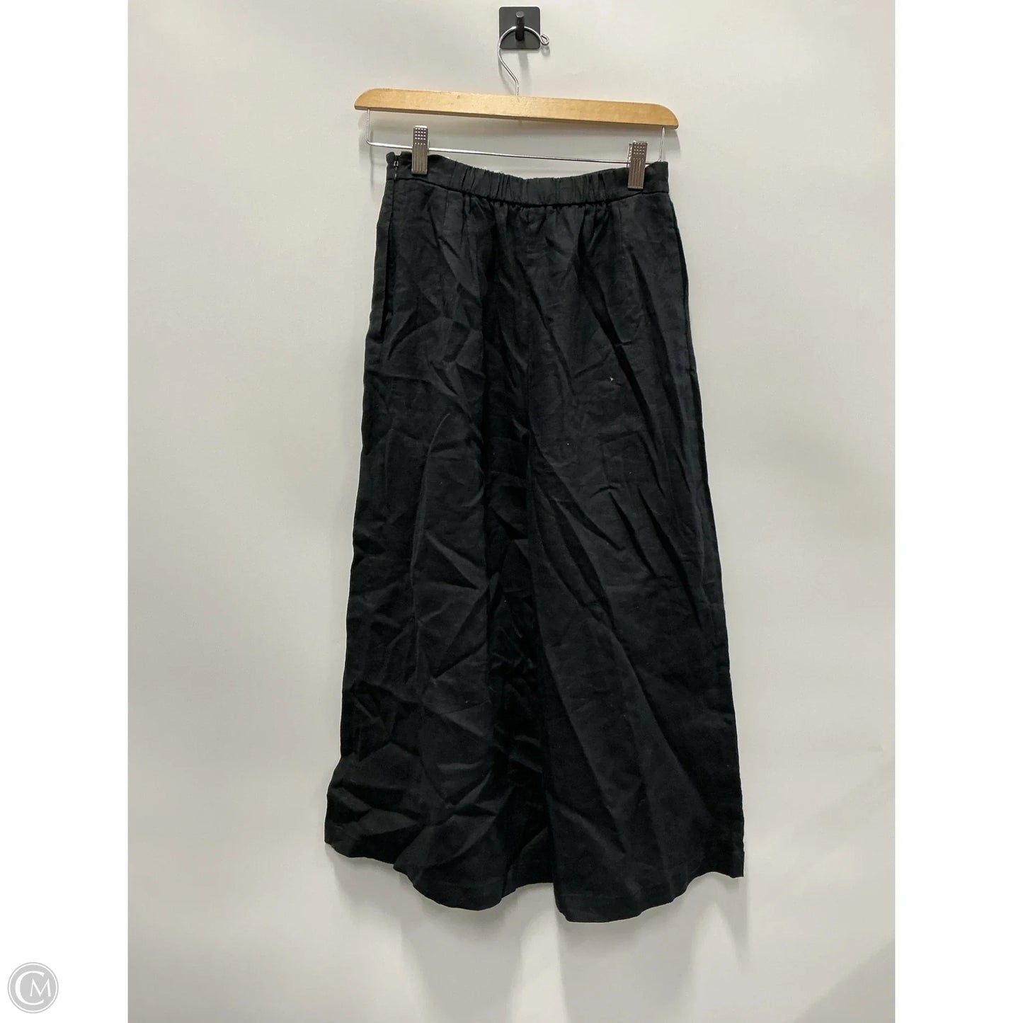 Pants Linen By Anthropologie In Black, Size: Xxs