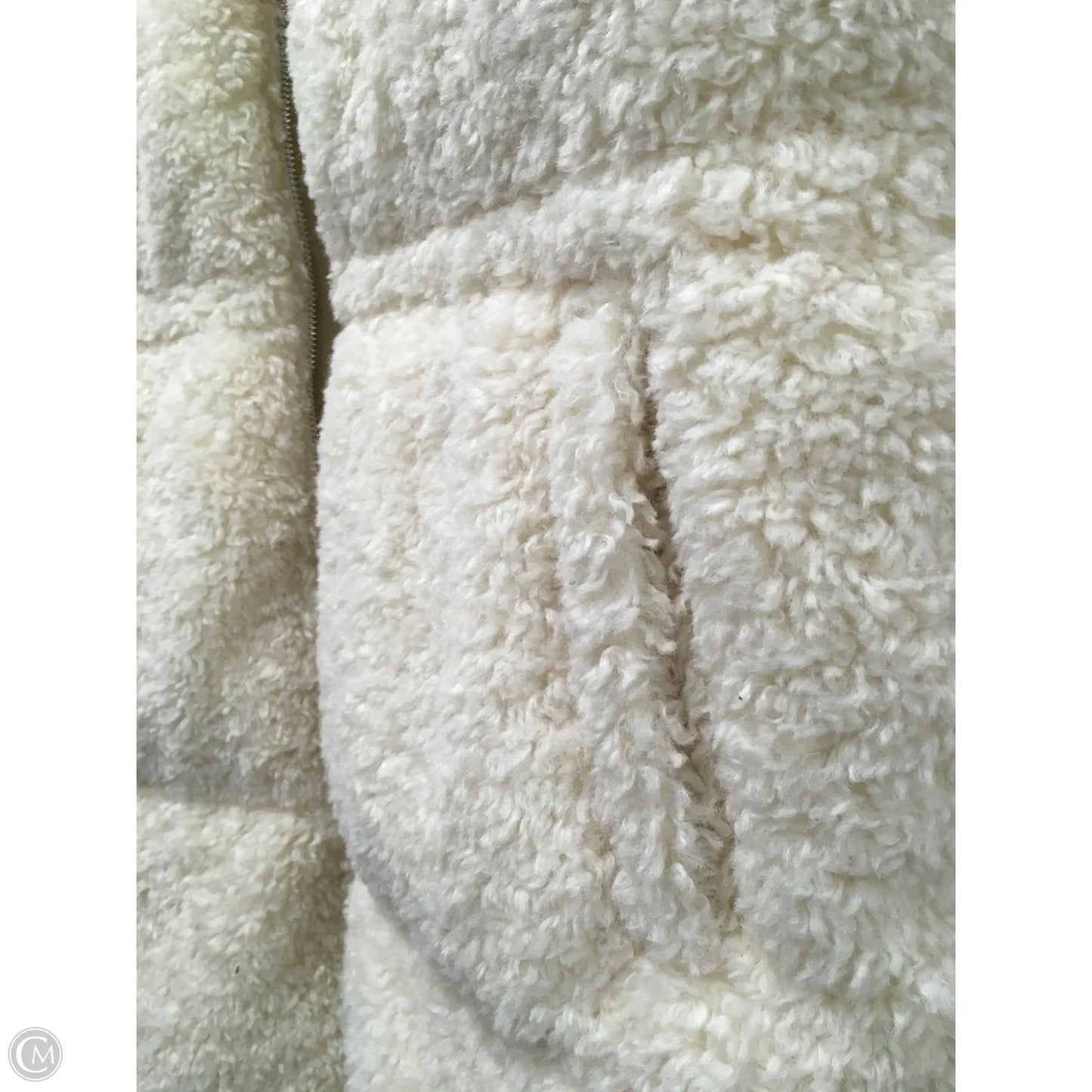 Vest Faux Fur & Sherpa By Akira In Cream, Size: M