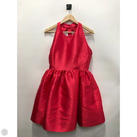 Dress Designer By Kate Spade In Red & Pink, Size: 12