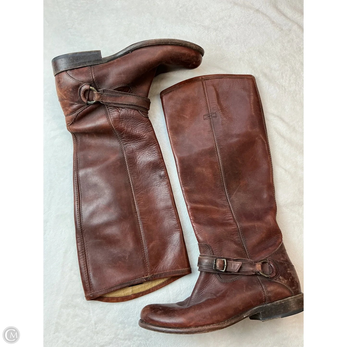 Boots Designer By Frye In Tan, Size: 8