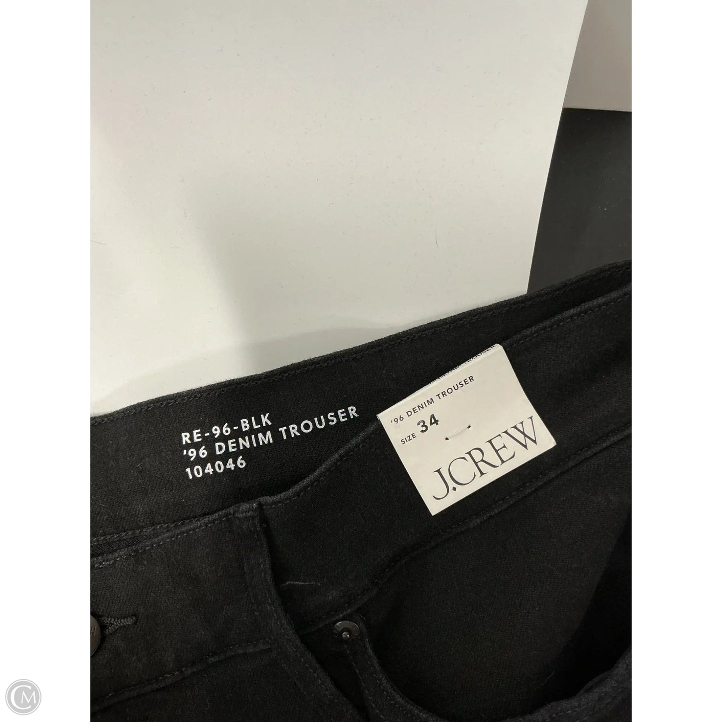 Pants Wide Leg By J. Crew In Black Denim, Size: 12