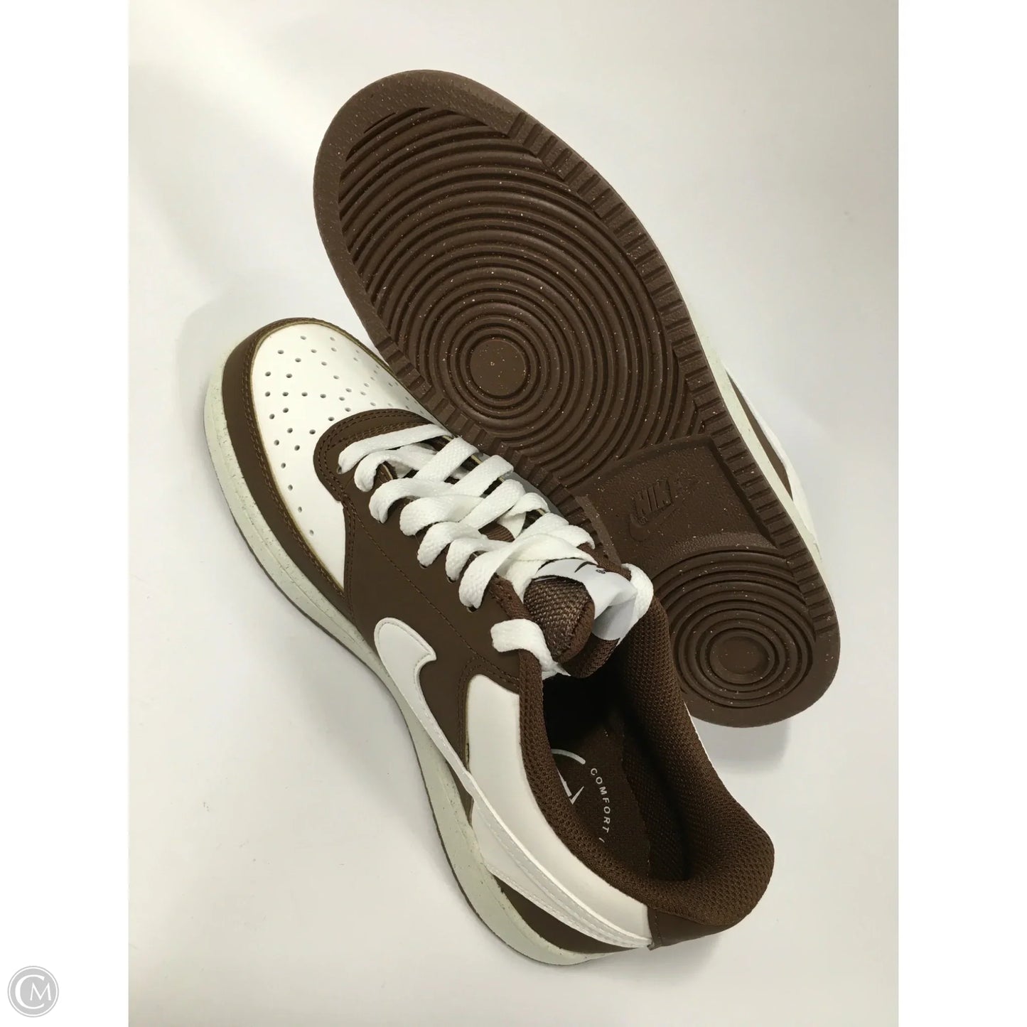 Shoes Sneakers By Nike In Brown & Cream, Size: 7