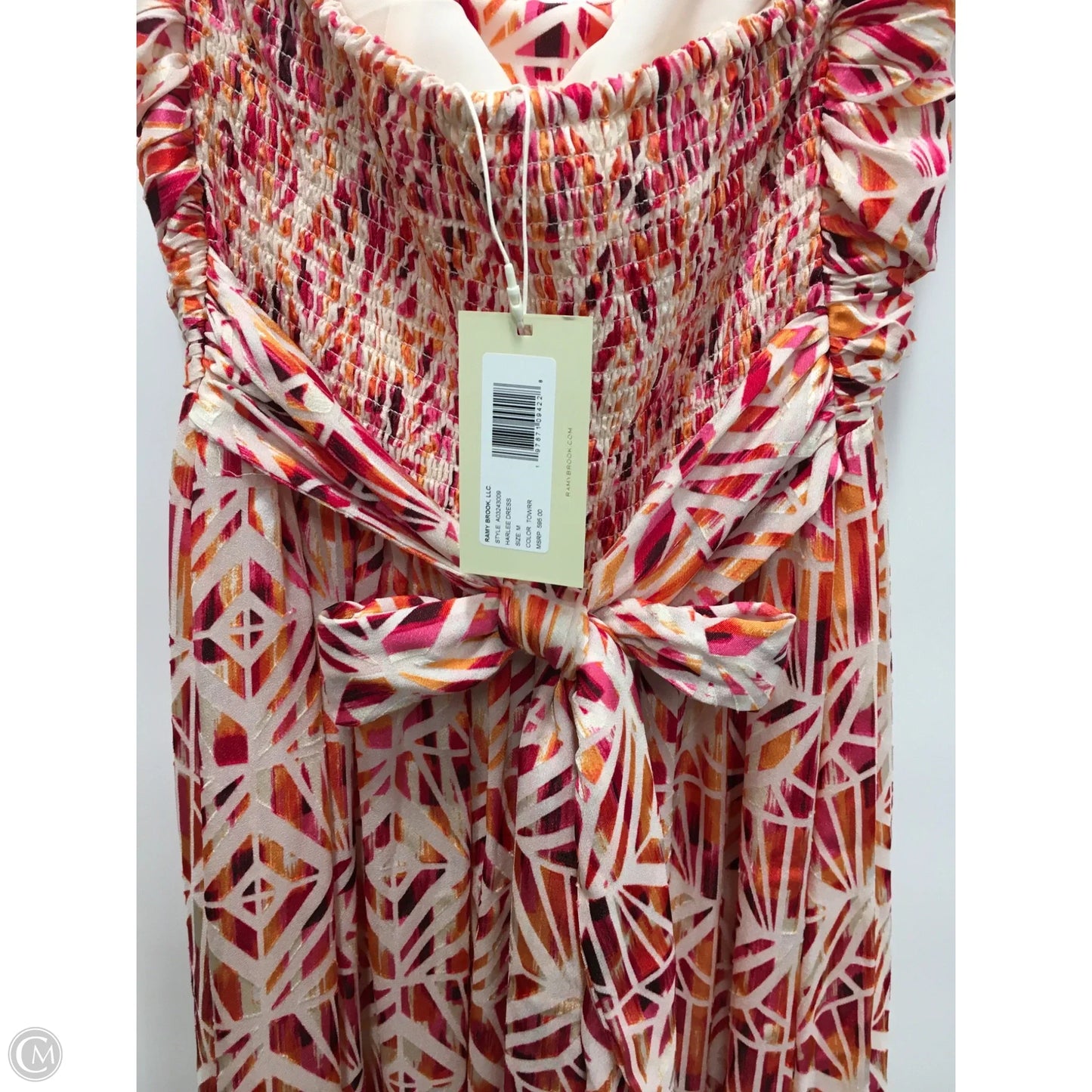 Dress Casual Maxi By Ramy Brook In Orange & Pink, Size: M