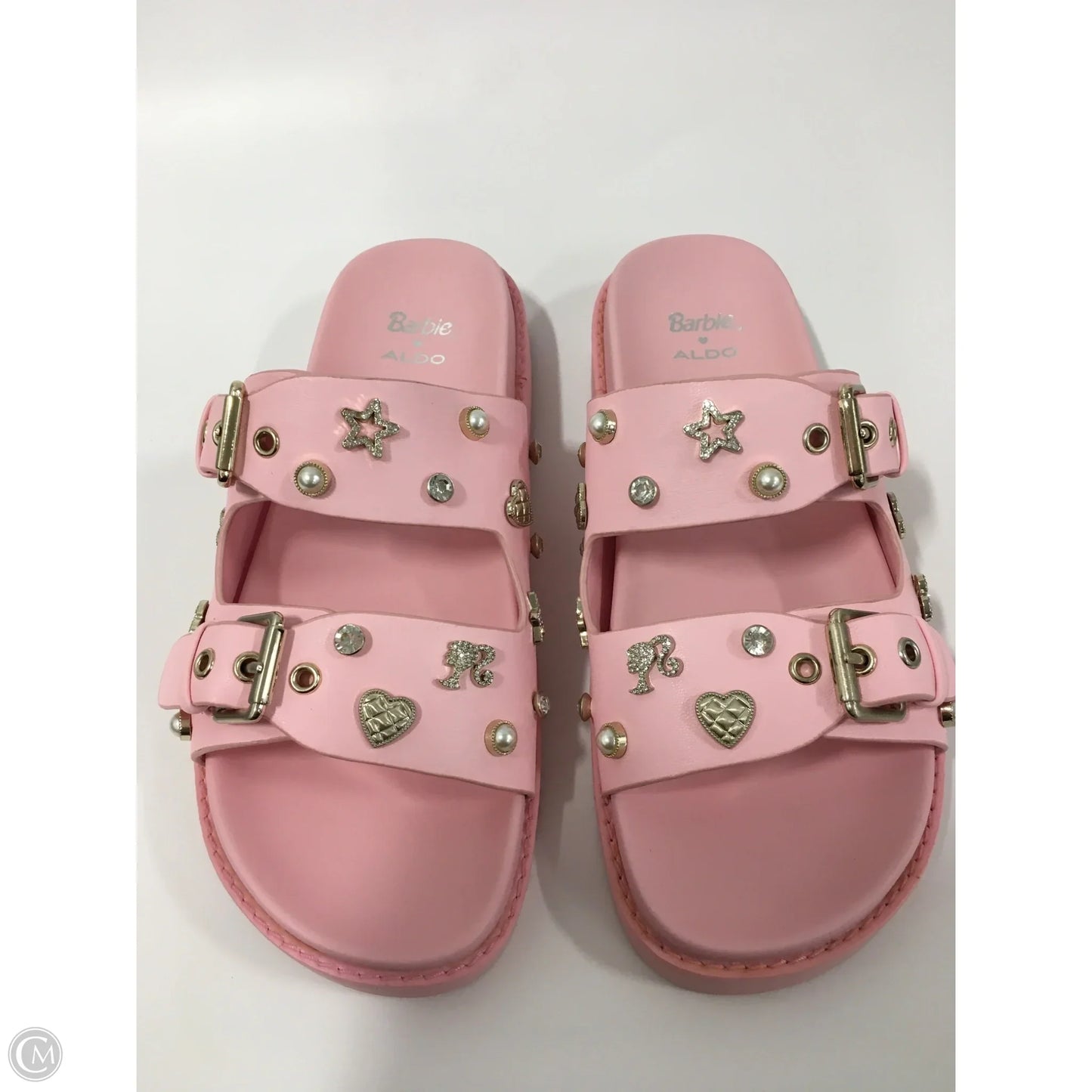 Sandals Flats By Aldo In Pink, Size: 6