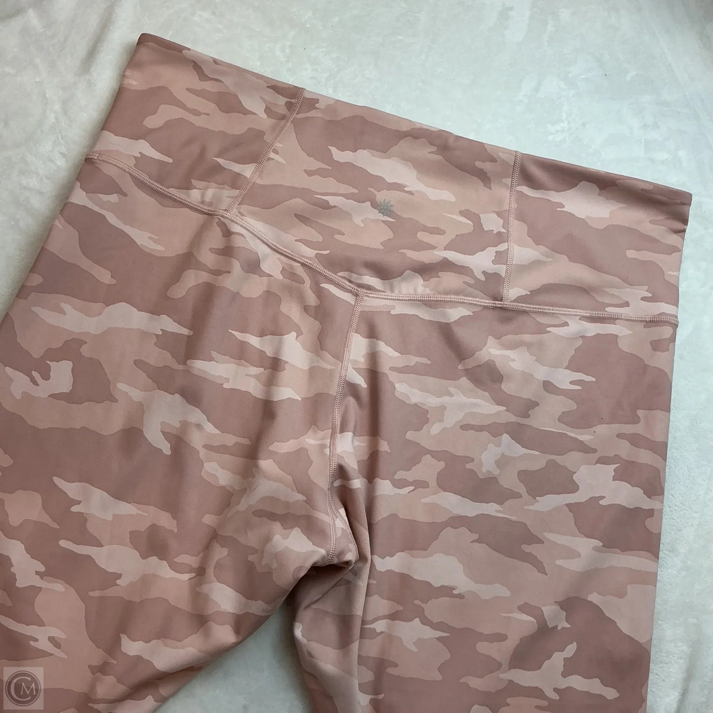 Athletic Leggings By Athleta In Pink, Size: 3x