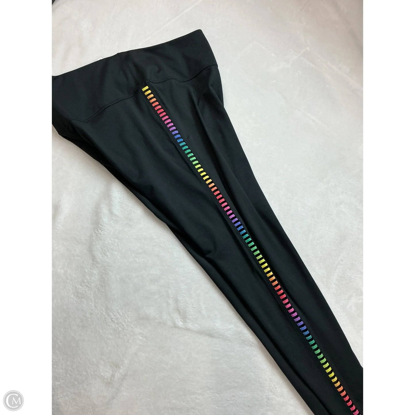 Athletic Leggings By Nike In Black, Size: L