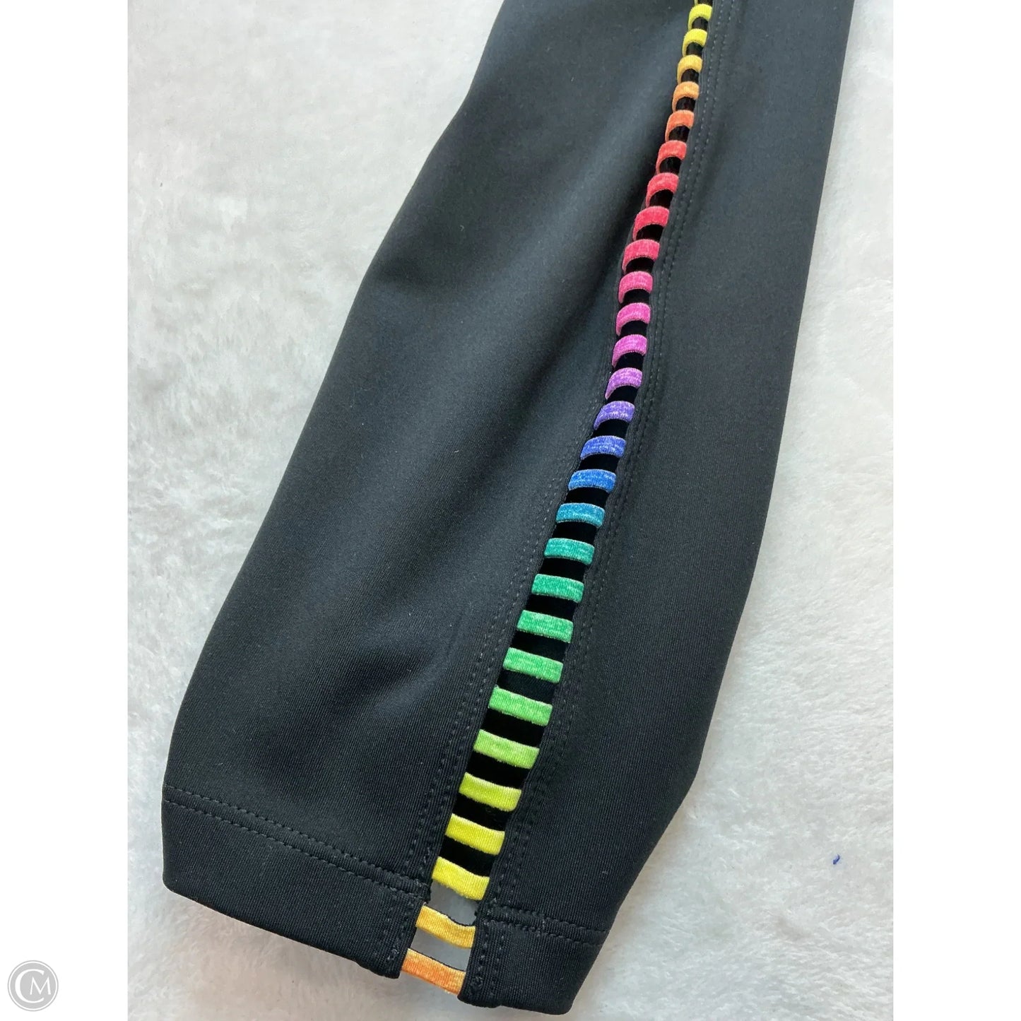 Athletic Leggings By Nike In Black, Size: L