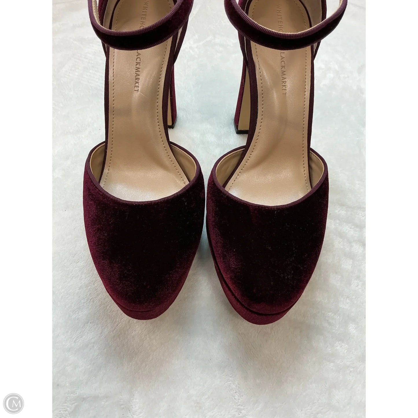 Shoes Heels Block By White House Black Market In Red, Size: 8