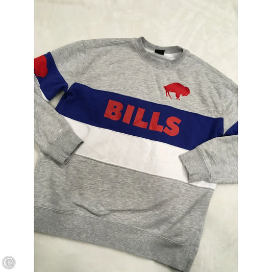 Sweatshirt Crewneck By Nfl In Grey, Size: M