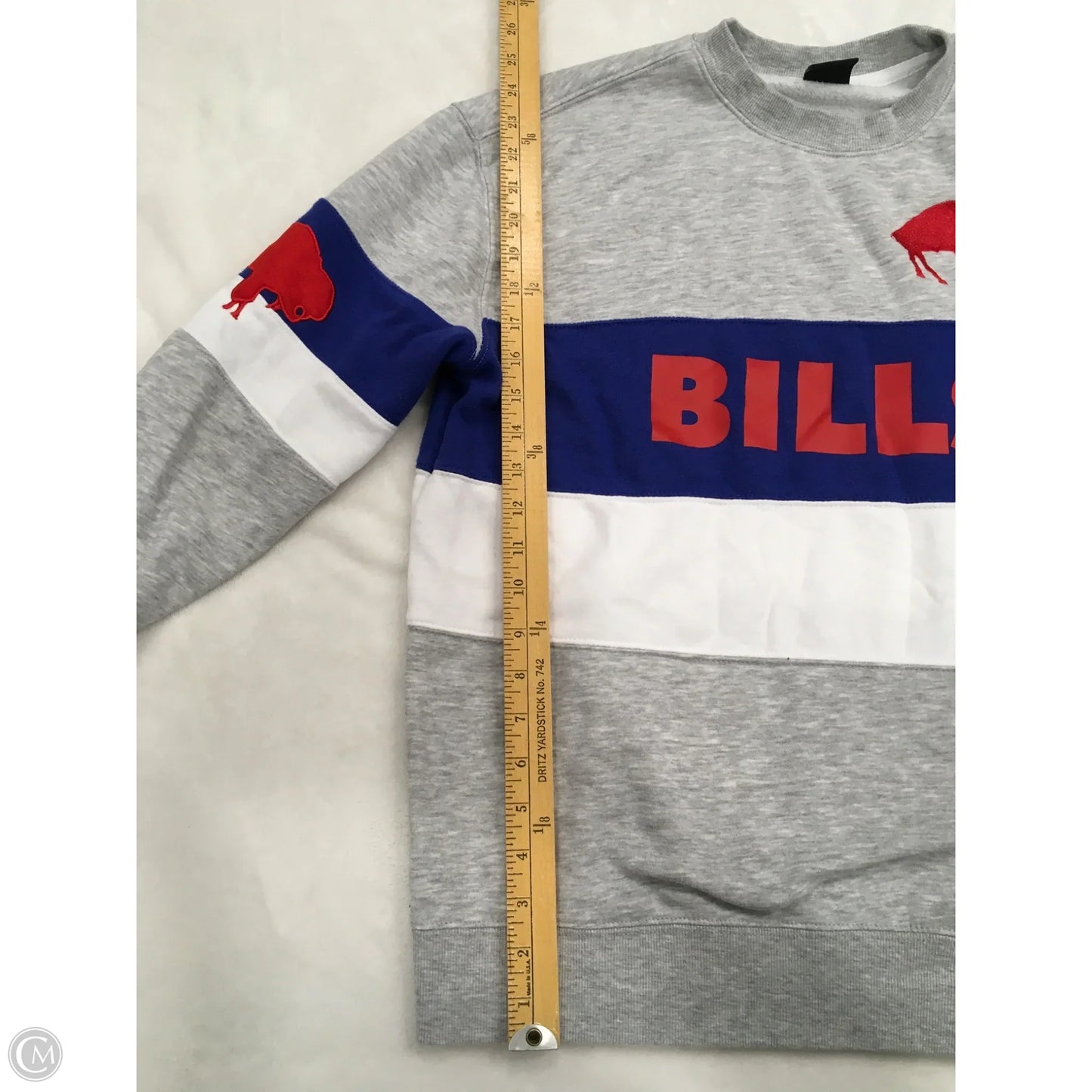 Sweatshirt Crewneck By Nfl In Grey, Size: M