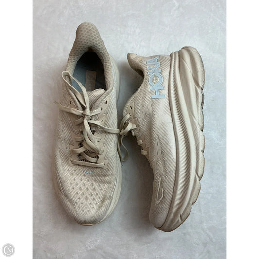 Shoes Athletic By Hoka In Tan, Size: 7.5
