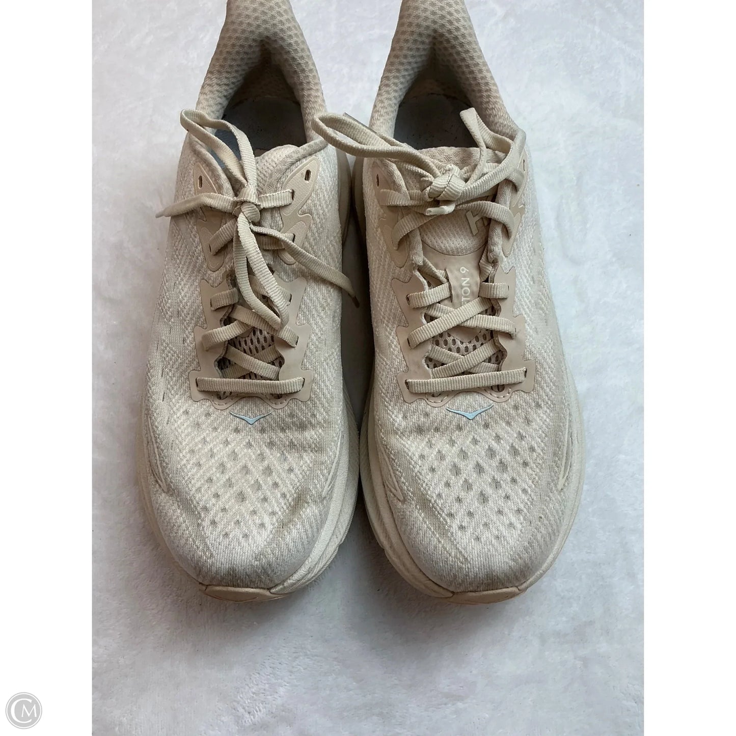 Shoes Athletic By Hoka In Tan, Size: 7.5