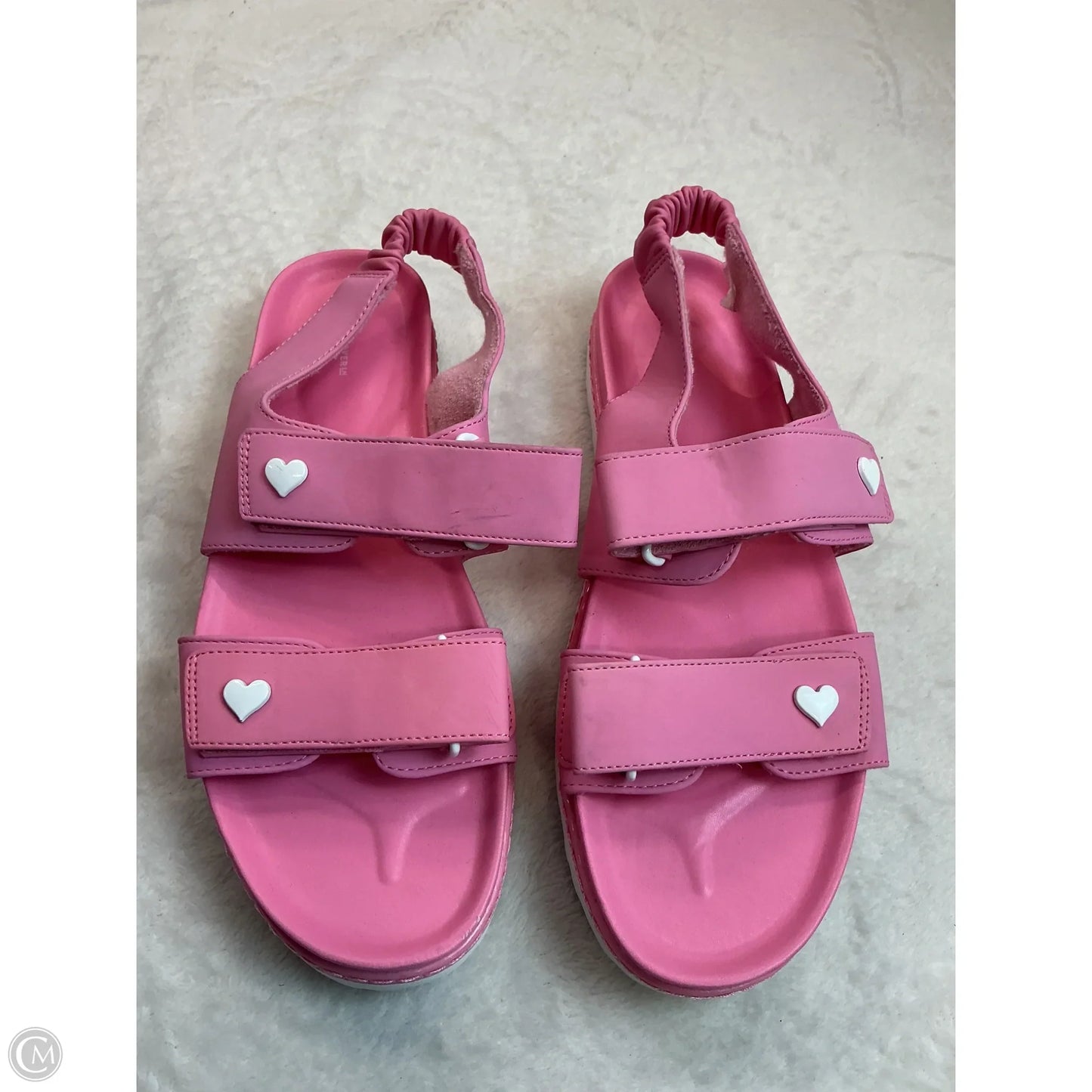 Sandals Flats By Stoney Clover Lane In Pink, Size: 9