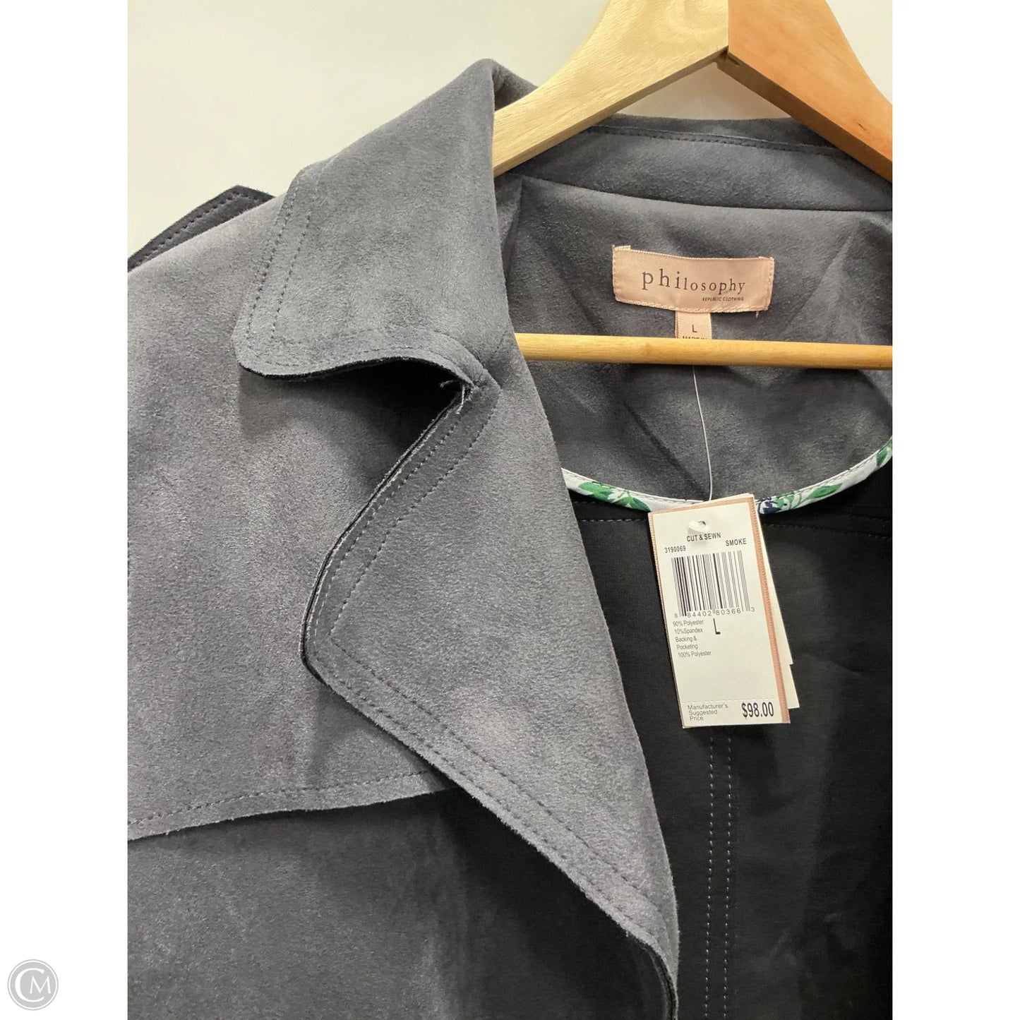 Jacket Other By Philosophy In Grey, Size: L