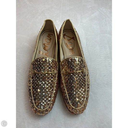 Shoes Flats By Sam Edelman In Gold, Size: 9