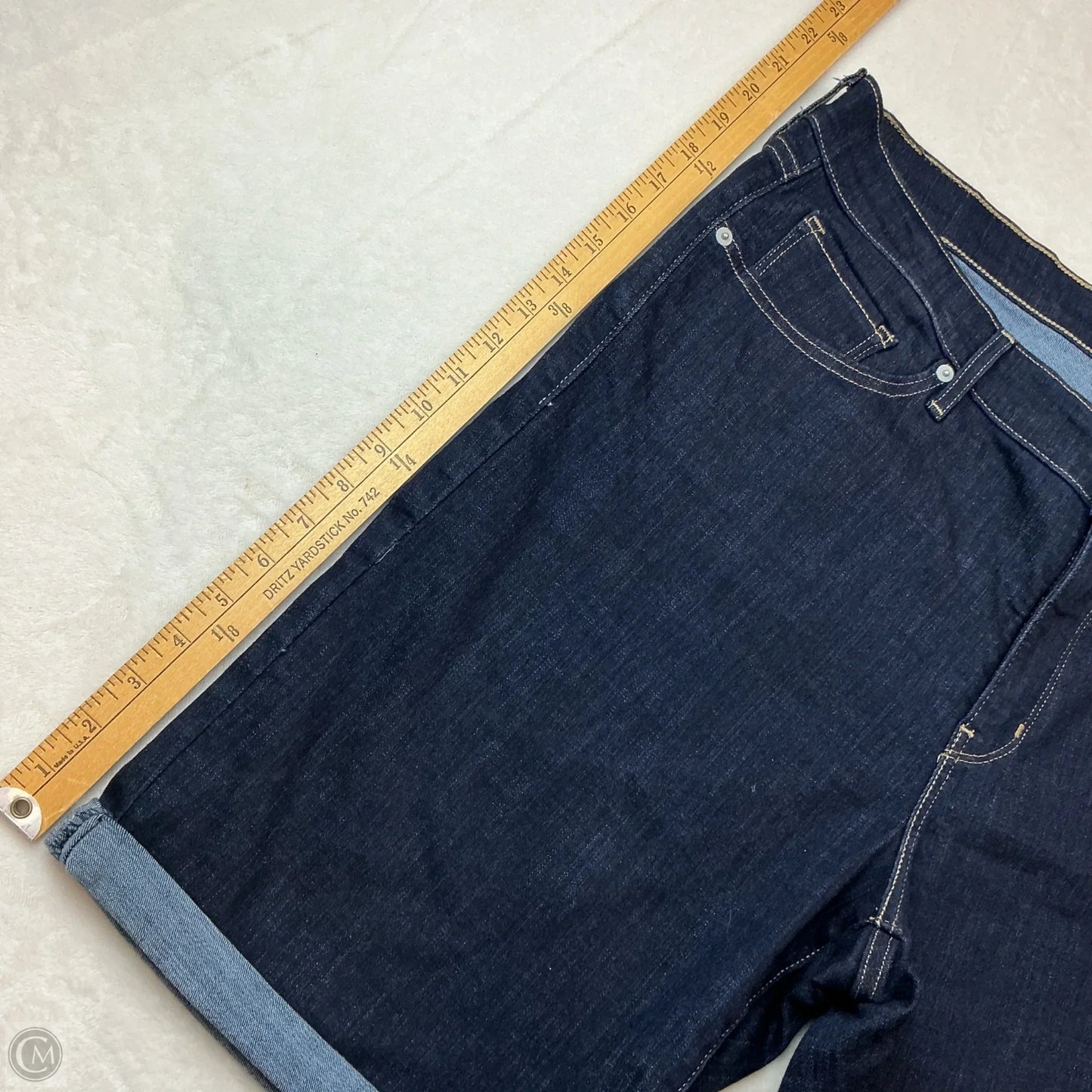 Shorts By Levis In Blue Denim, Size: 18