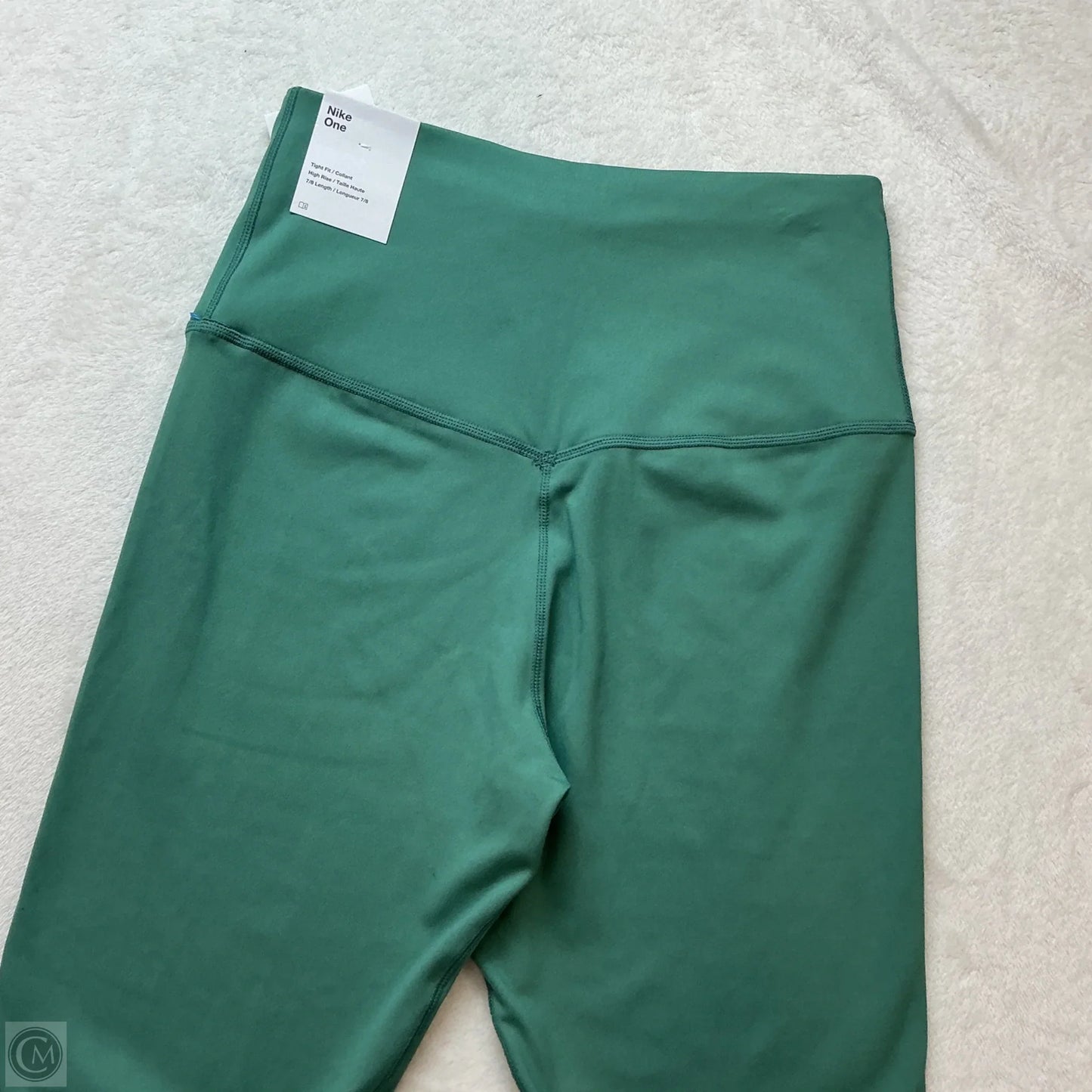 Athletic Leggings By Nike In Green, Size: S