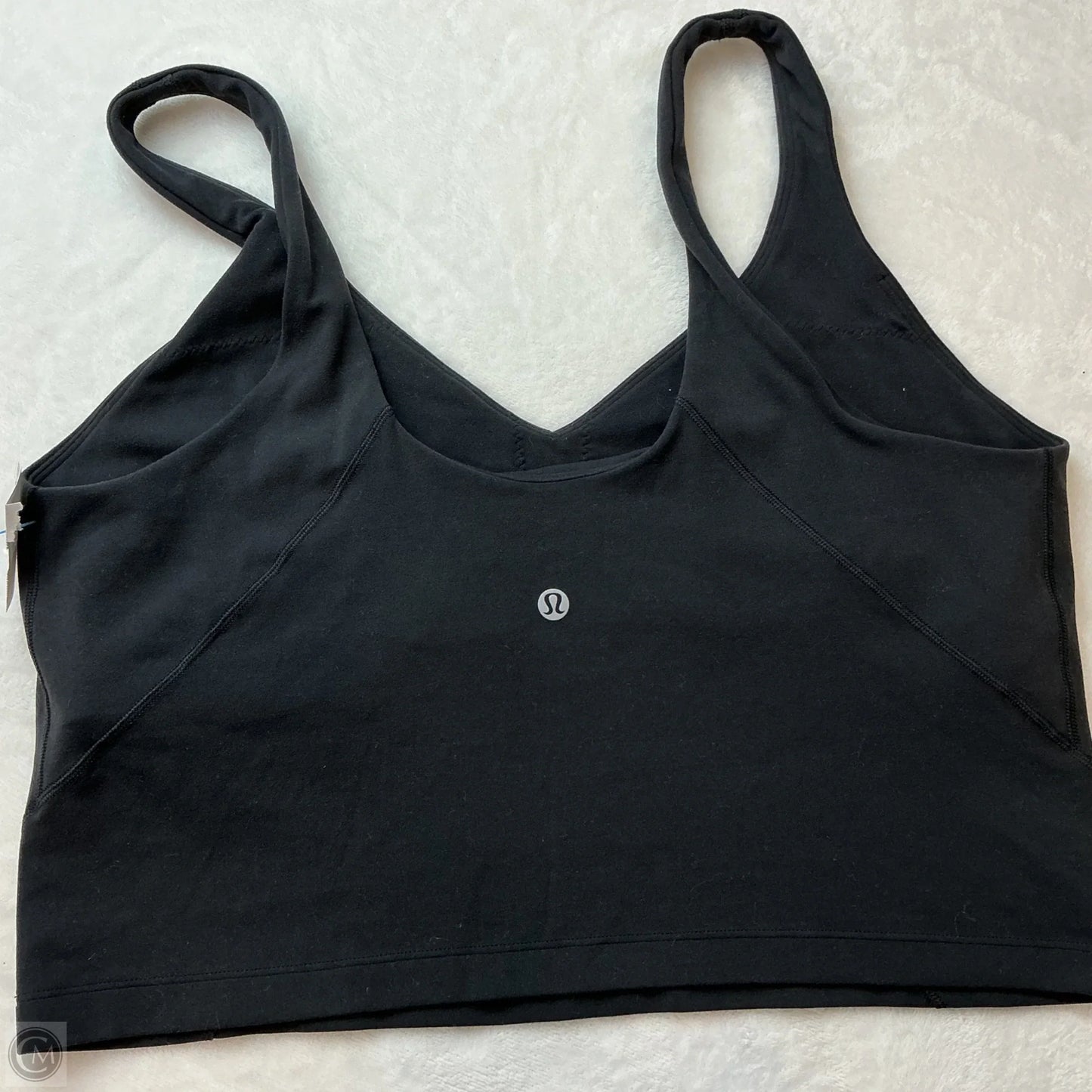 Athletic Tank Top By Lululemon In Black, Size: 14