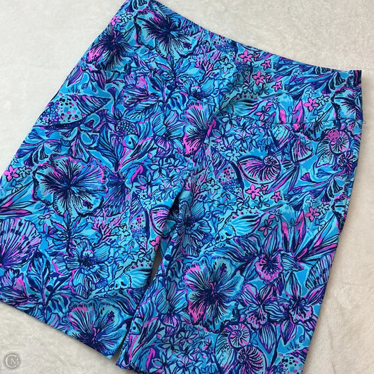 Shorts Designer By Lilly Pulitzer In Blue & Purple, Size: 4