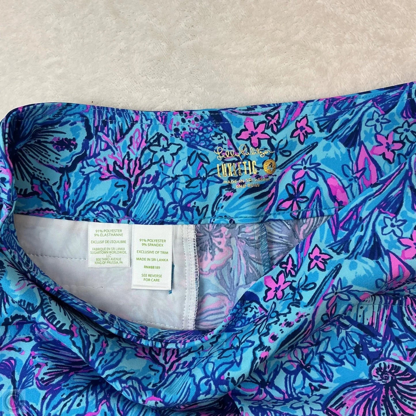 Shorts Designer By Lilly Pulitzer In Blue & Purple, Size: 4