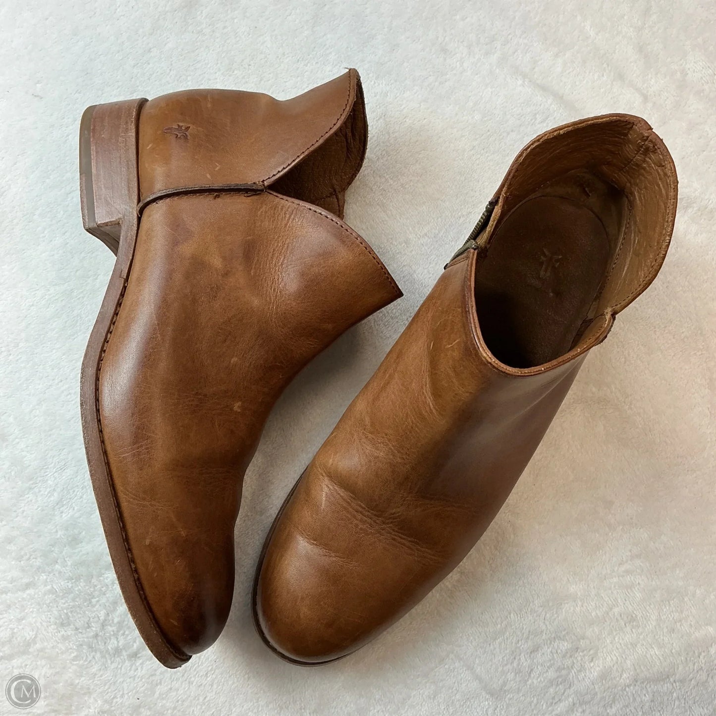 Boots Designer By Frye In Tan, Size: 9