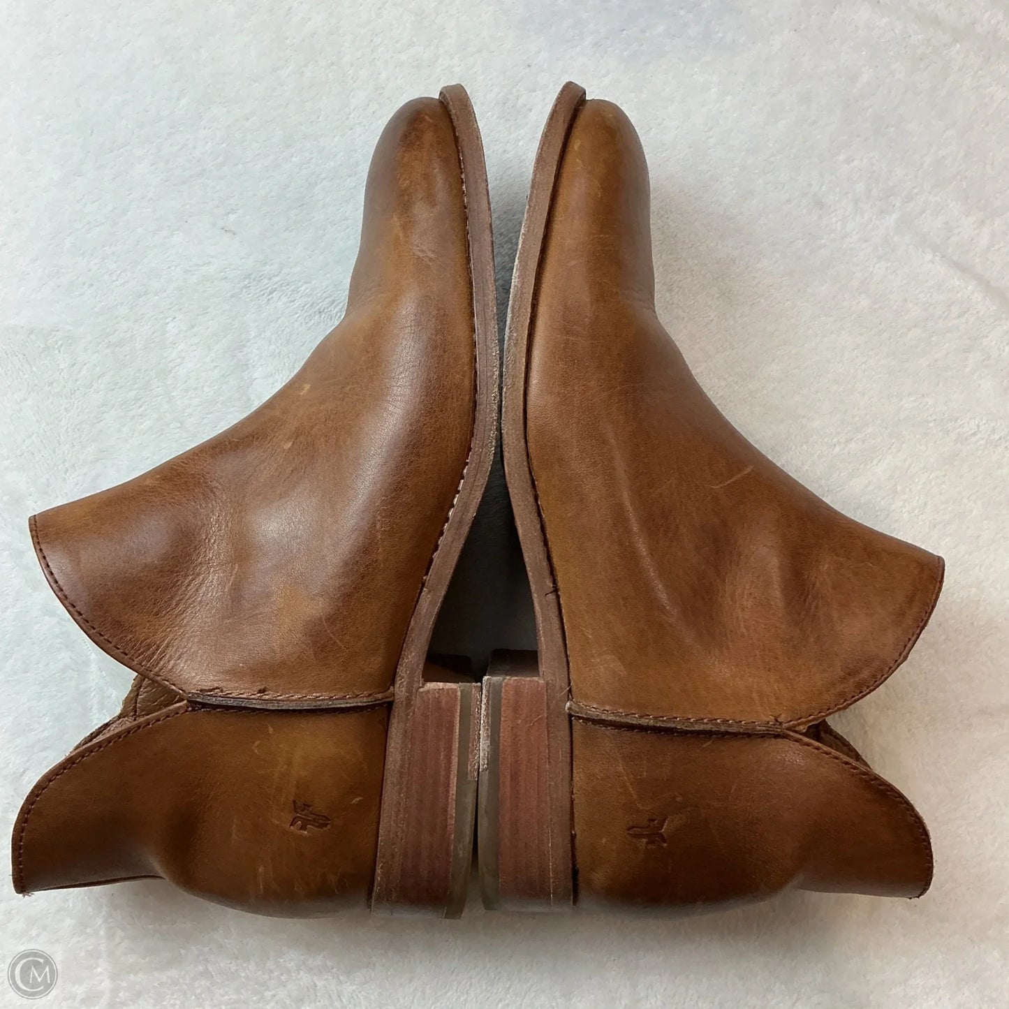 Boots Designer By Frye In Tan, Size: 9