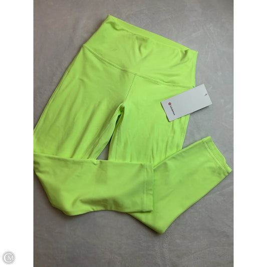 Athletic Leggings By Lululemon In Green, Size: 6