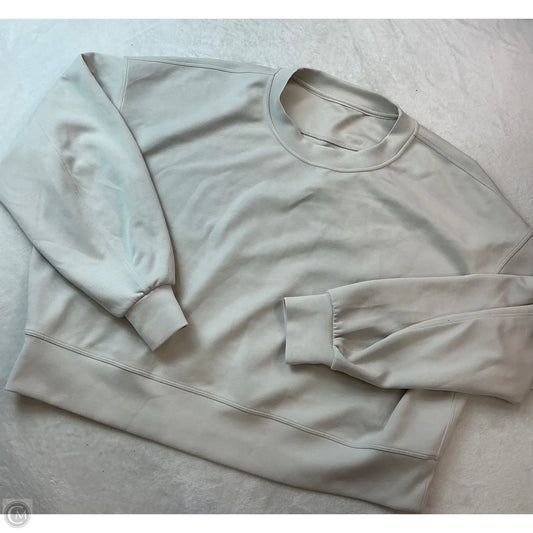 Athletic Sweatshirt Crewneck By Lululemon In Tan, Size: 10