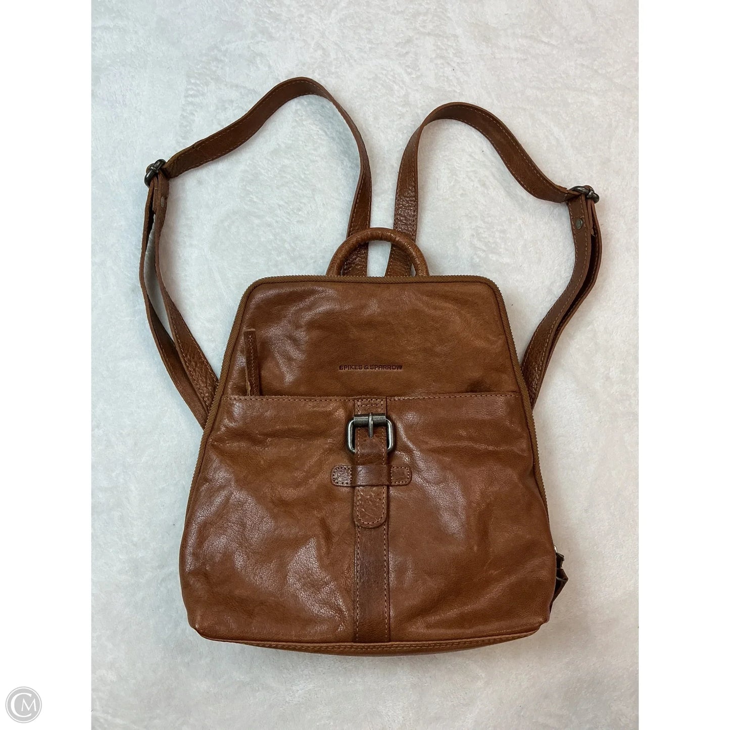 Backpack Leather By Clothes Mentor, Size: Small
