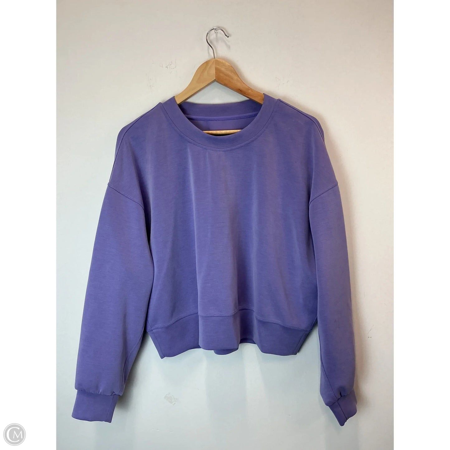 Athletic Sweatshirt Crewneck By Lululemon In Purple, Size: 6