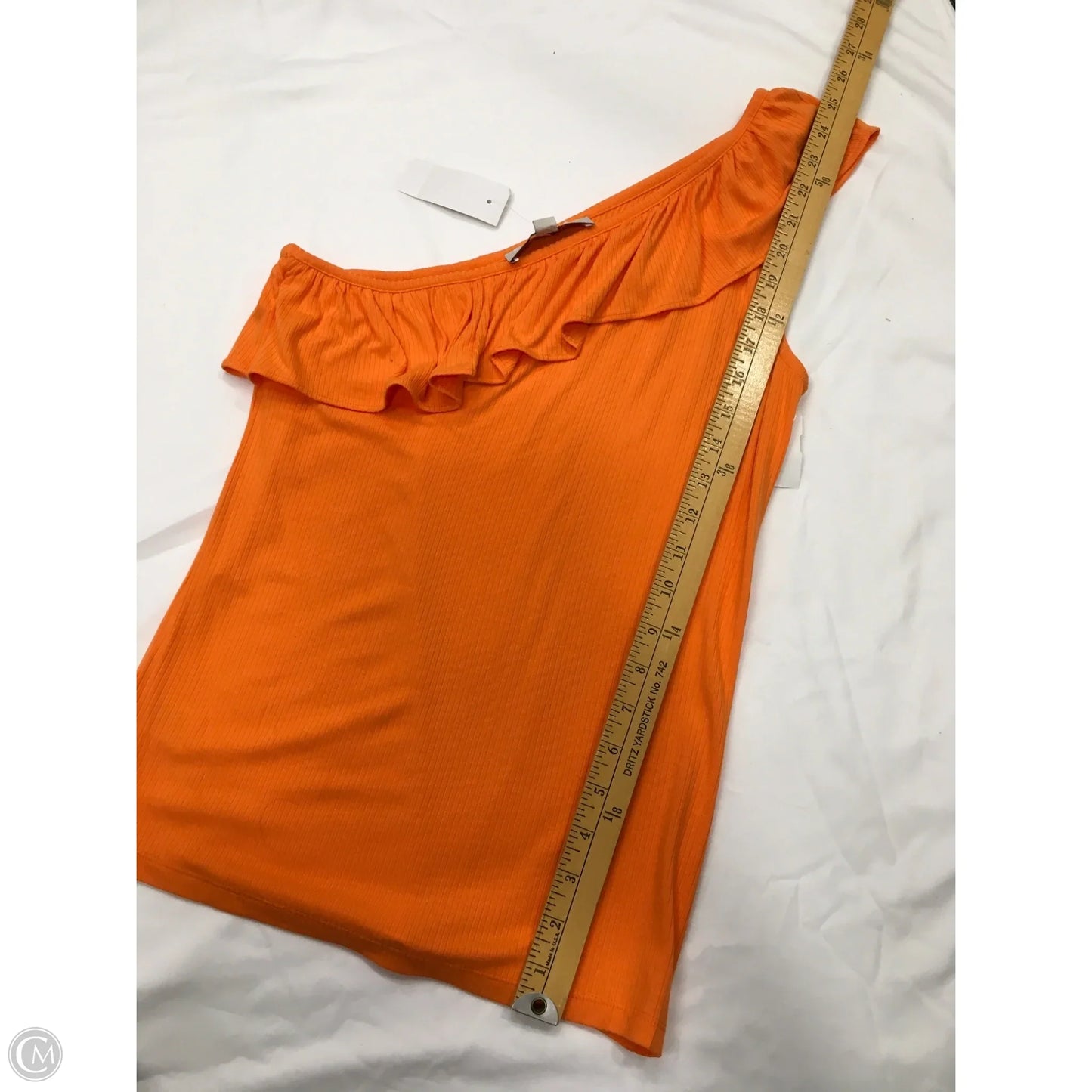 Top Sleeveless By Loft In Orange, Size: M