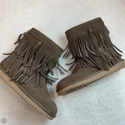 Boots Ankle Flats By Koolaburra By Ugg In Brown, Size: 8