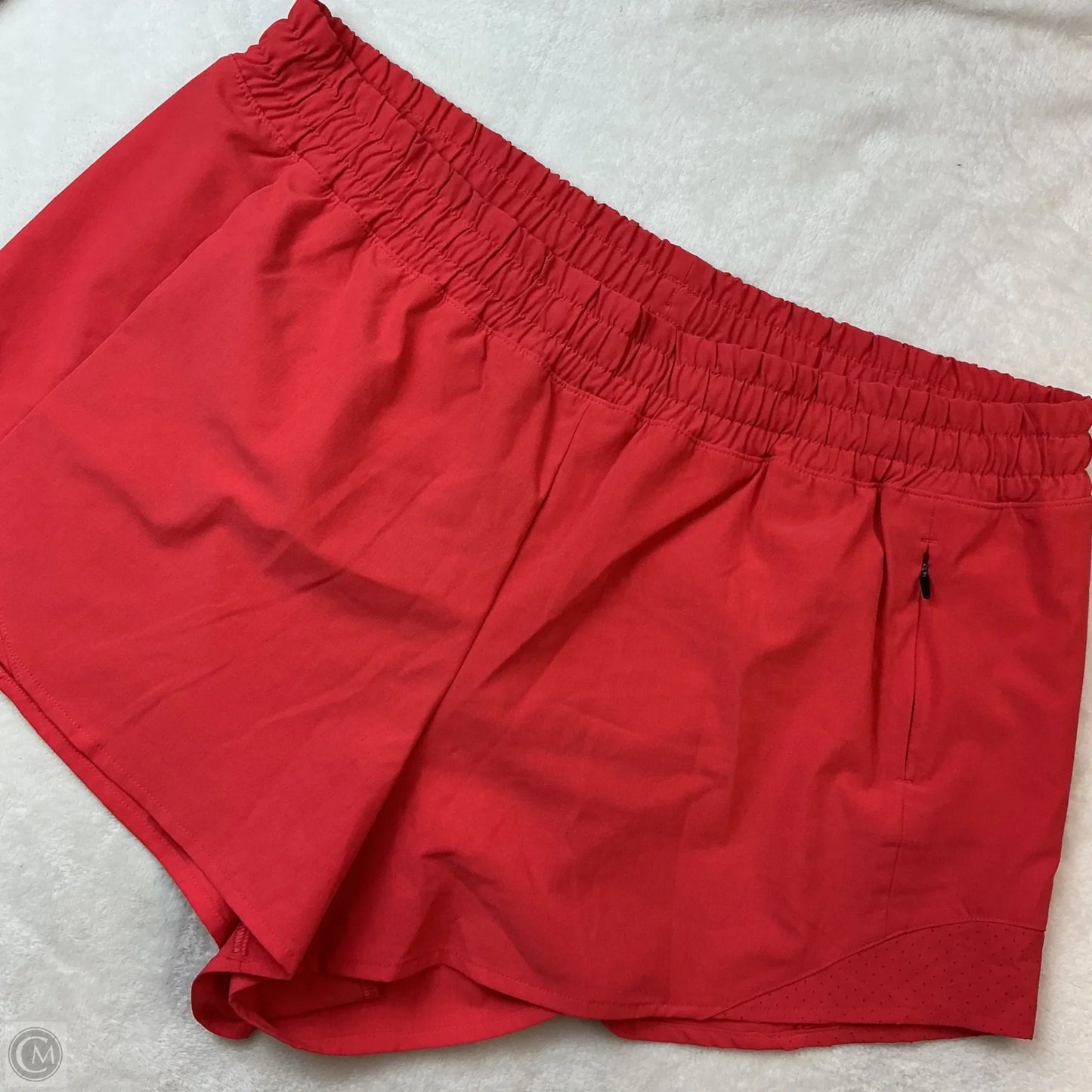 Athletic Shorts By Calia In Orange, Size: L