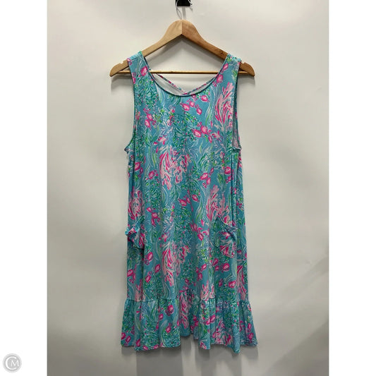 Dress Designer By Lilly Pulitzer In Blue, Size: Xl