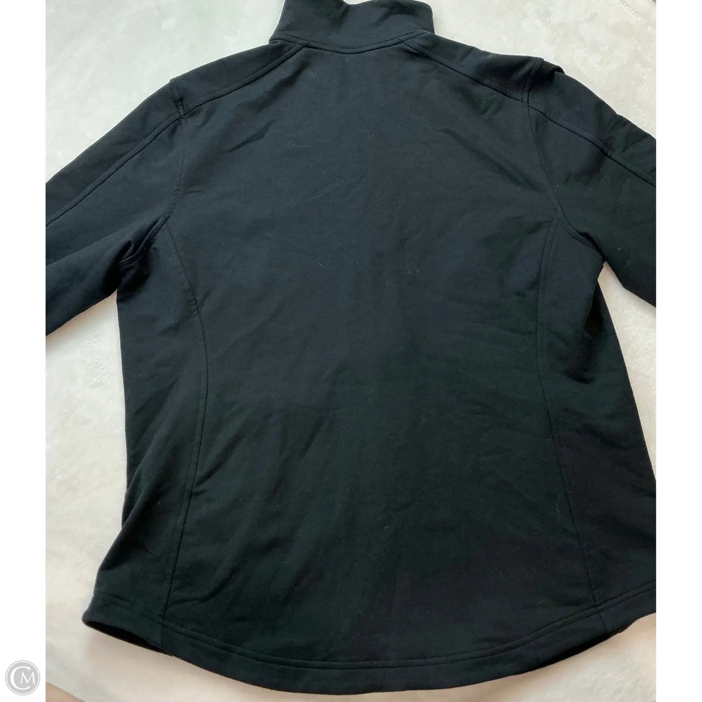Athletic Jacket By Lauren By Ralph Lauren In Black, Size: Xl