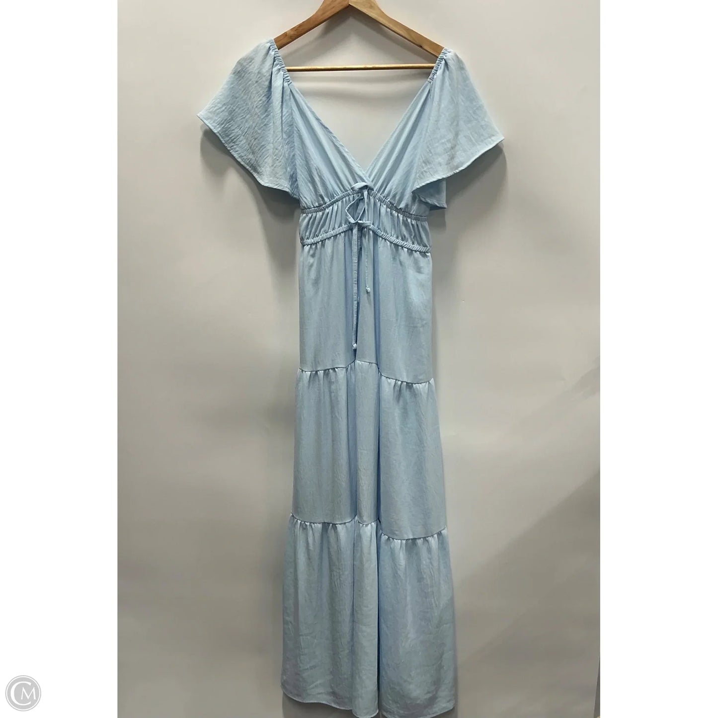 Dress Casual Maxi By Discreet Wear In Blue, Size: L