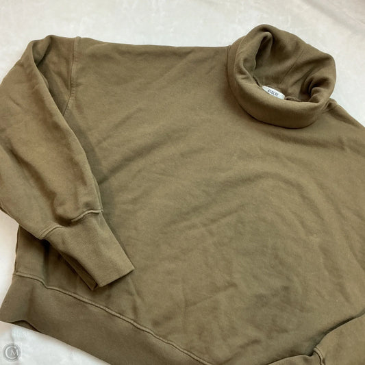 Sweatshirt Collar By Agolde In Green, Size: S