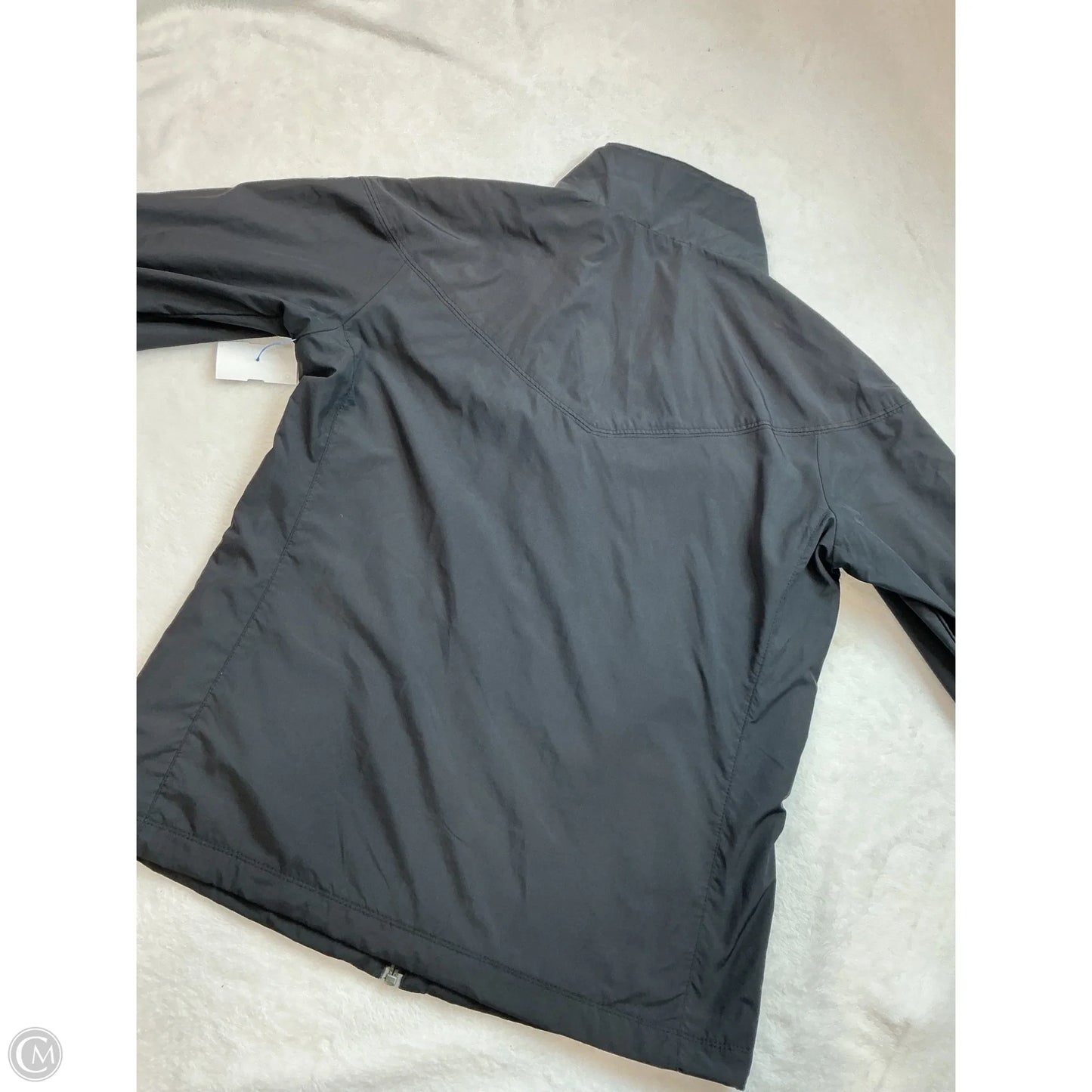 Athletic Jacket By Nike In Black, Size: M
