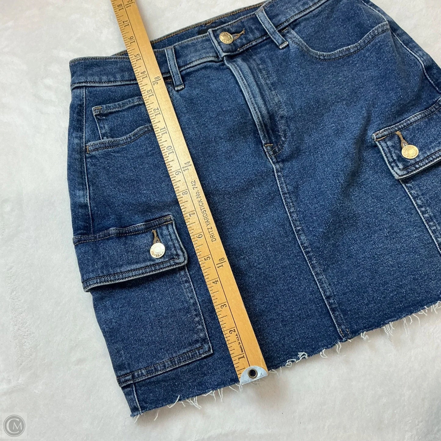 Skirt Mini & Short By Express In Blue Denim, Size: 2