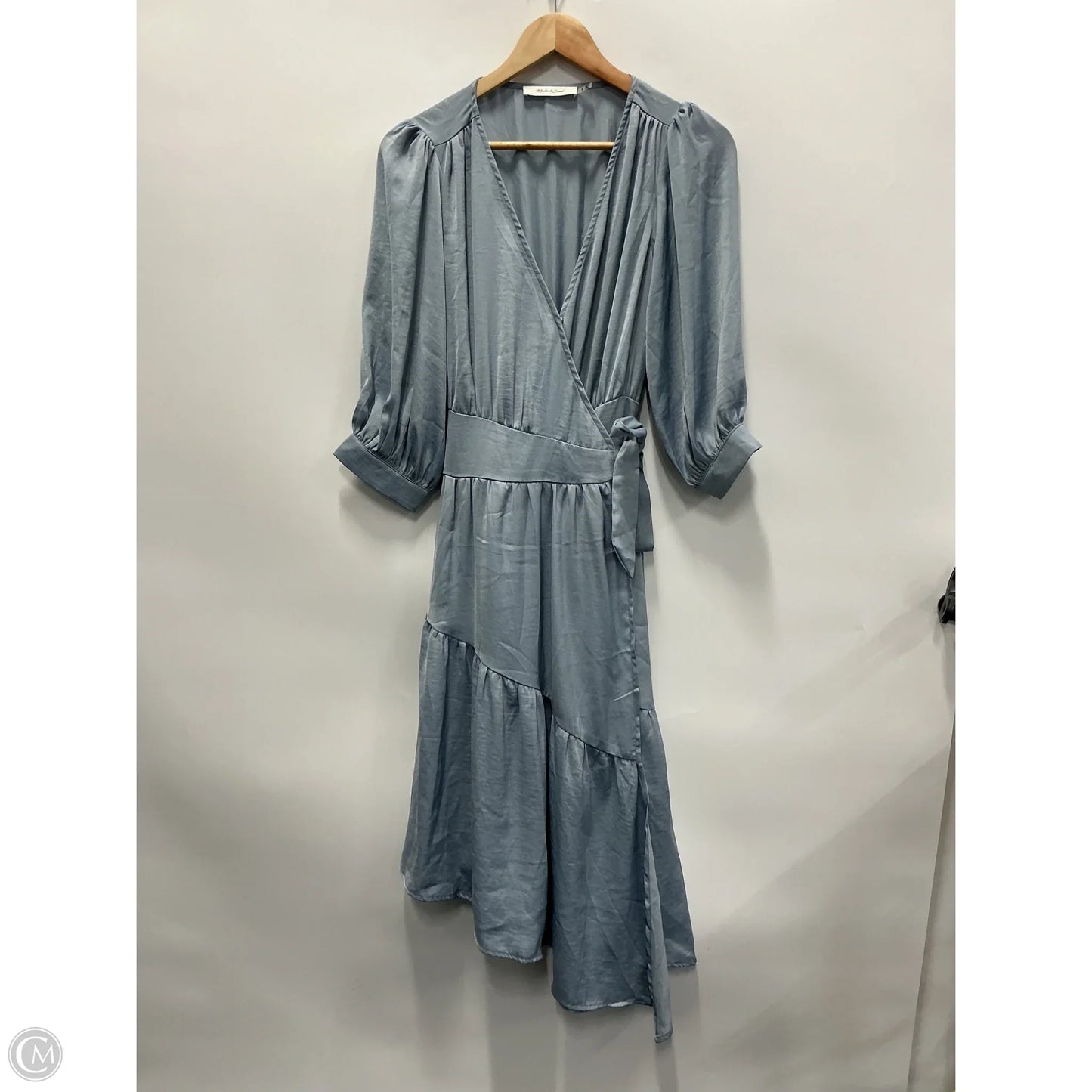 Dress Casual Midi By Mustard Seed In Blue, Size: S