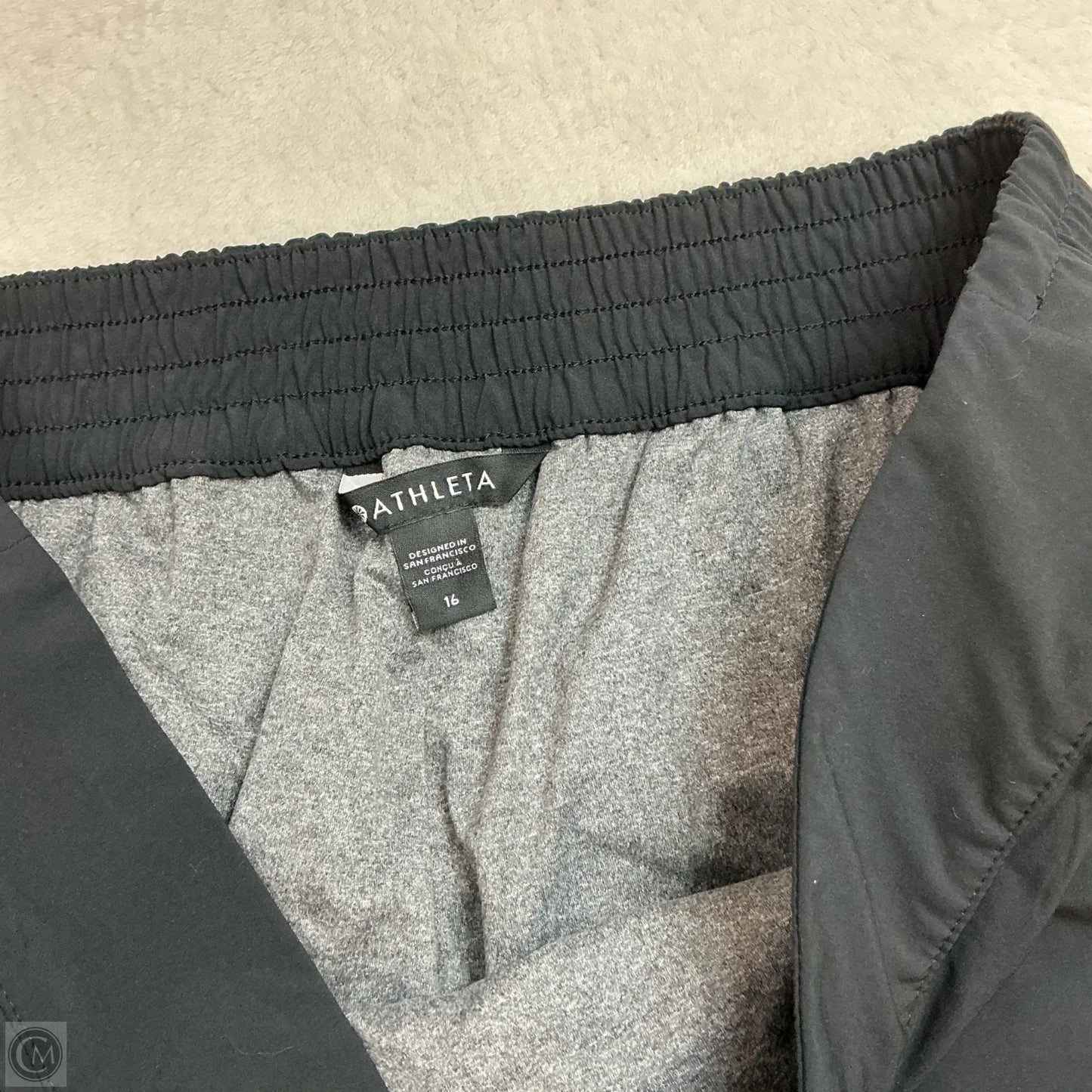 Athletic Pants By Athleta In Black, Size: Xl