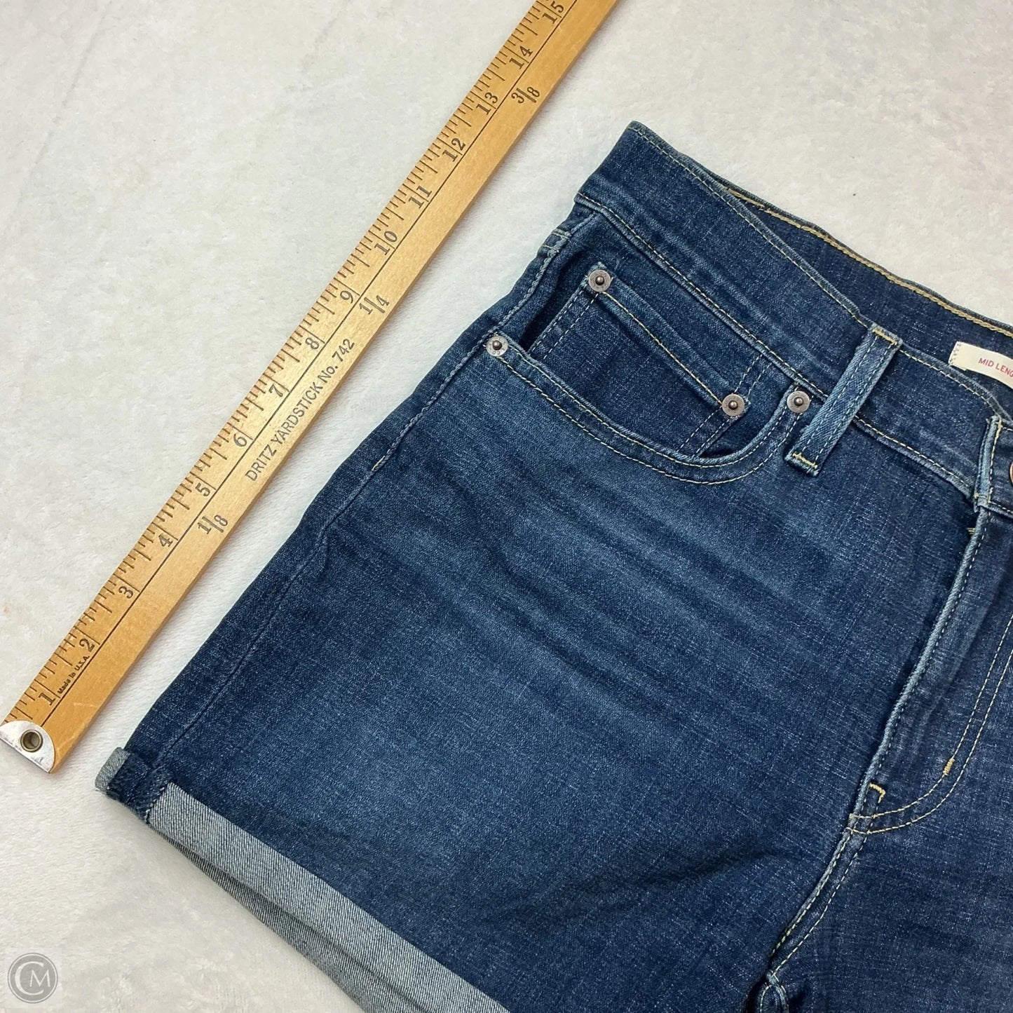 Shorts By Levis In Blue Denim, Size: 12