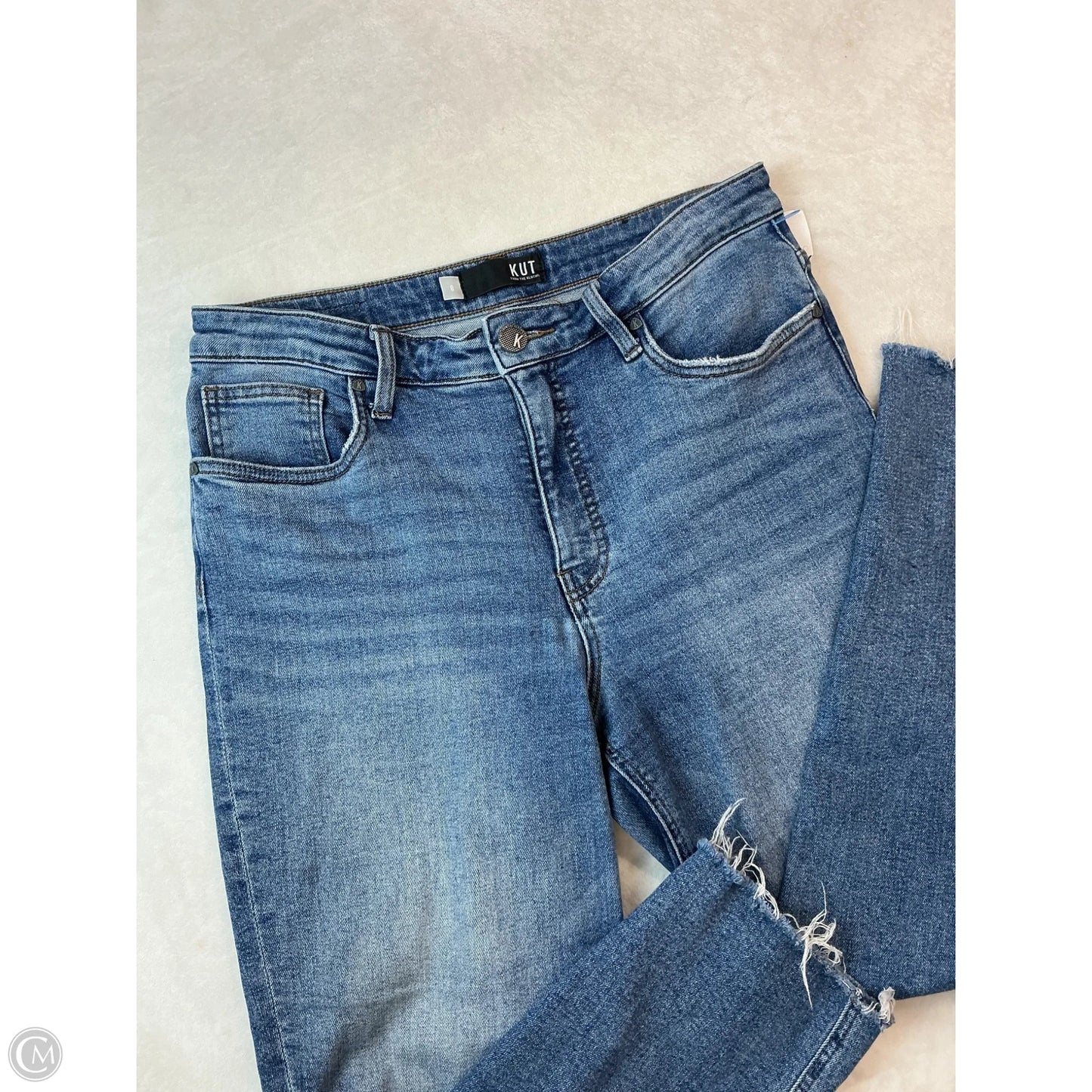 Jeans Skinny By Kut In Blue Denim, Size: 8