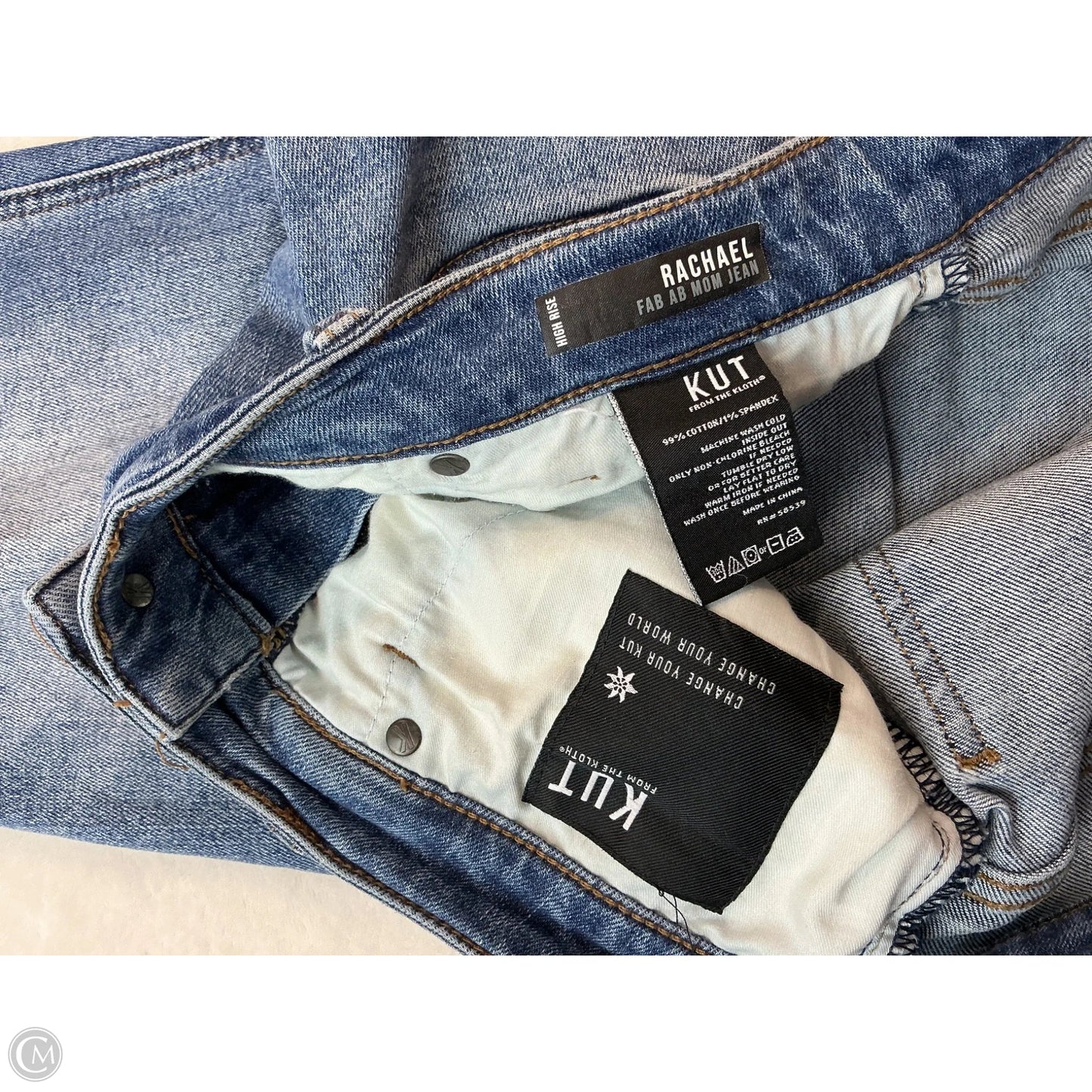 Jeans Skinny By Kut In Blue Denim, Size: 8