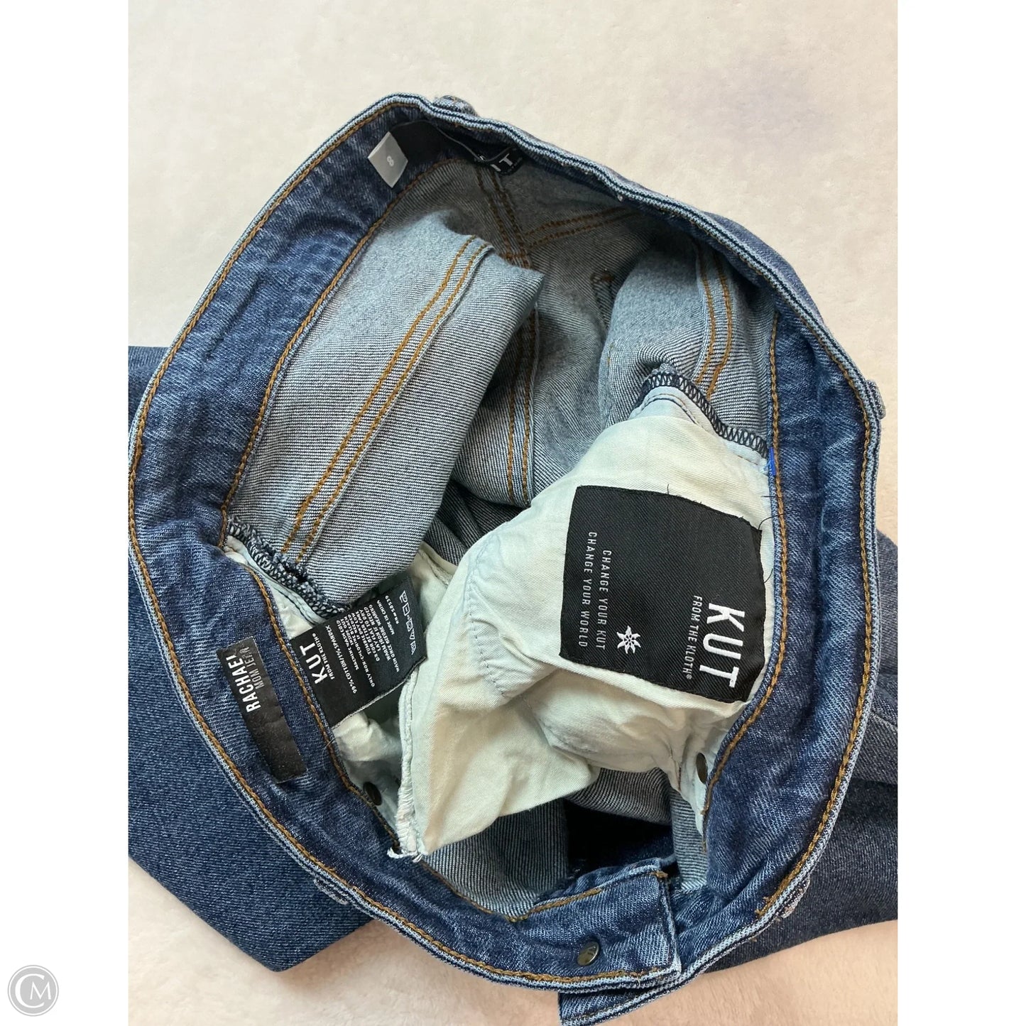 Jeans Skinny By Kut In Blue Denim, Size: 8