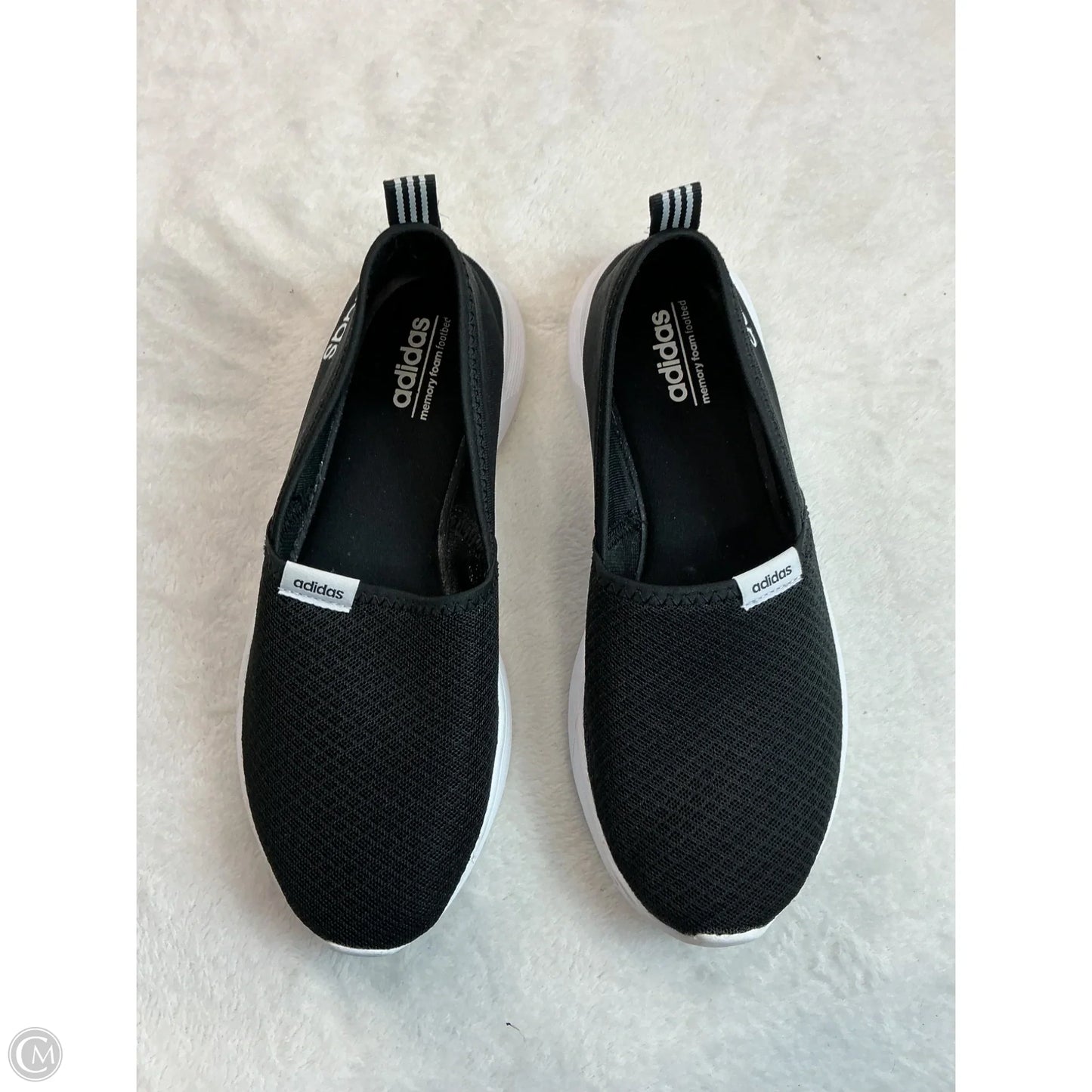 Shoes Flats By Adidas In Black, Size: 8