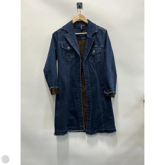 Jacket Denim By Ethyl In Blue Denim, Size: S