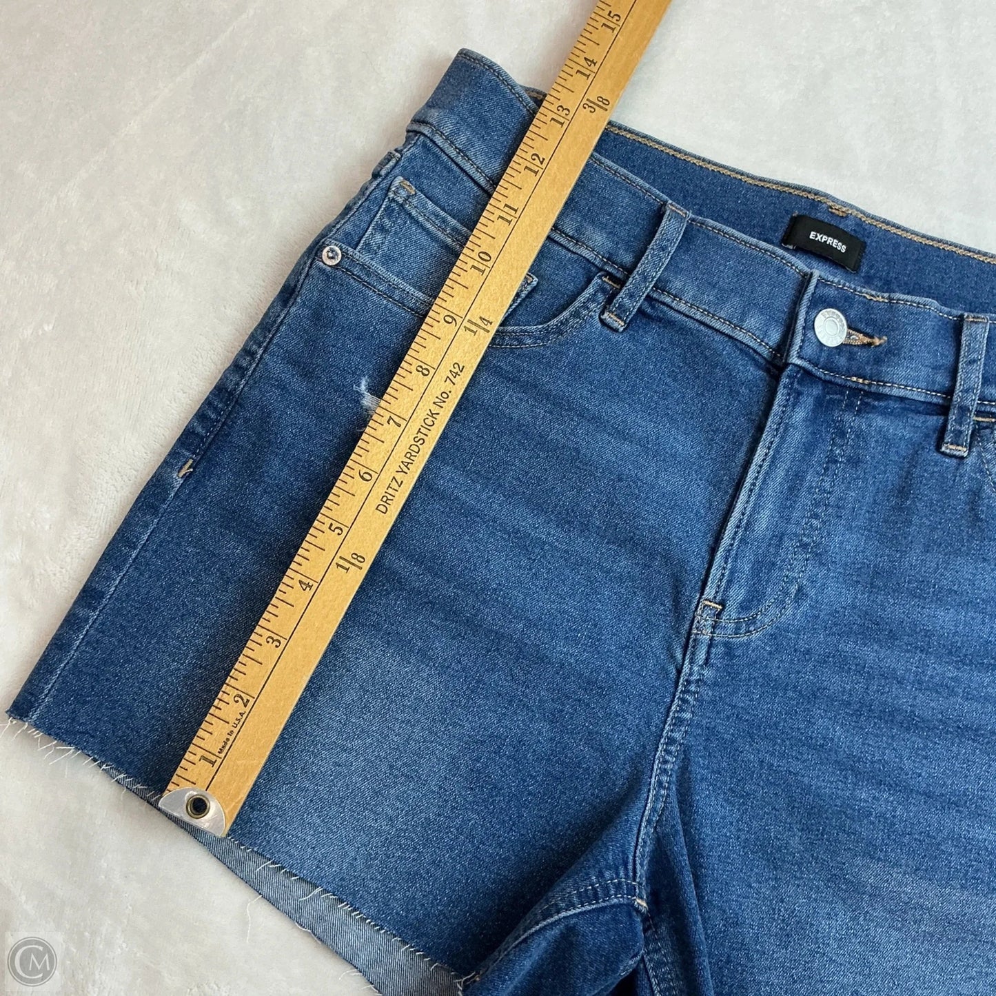 Shorts By Express In Blue Denim, Size: 6
